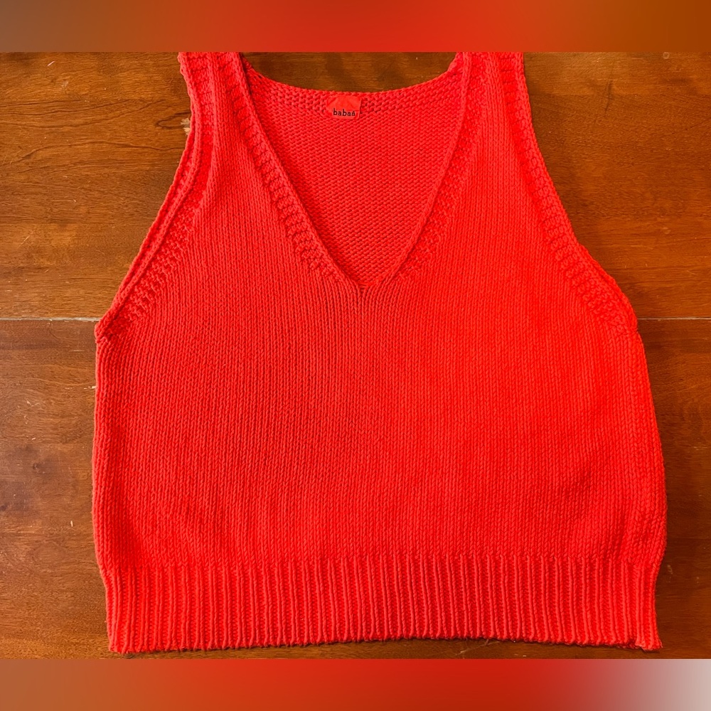 Babaa vest no 24 in Summer Flame